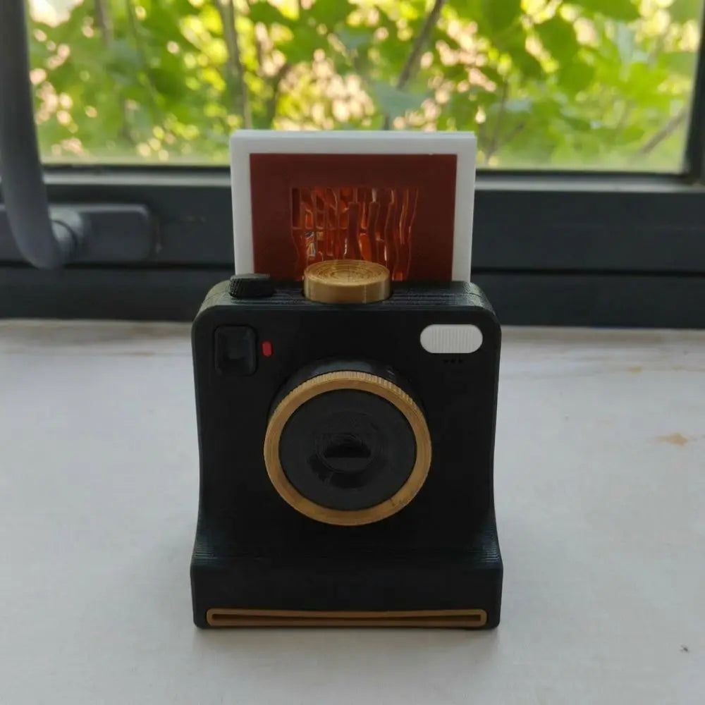 Black PhotoBrew with a stencil card loaded